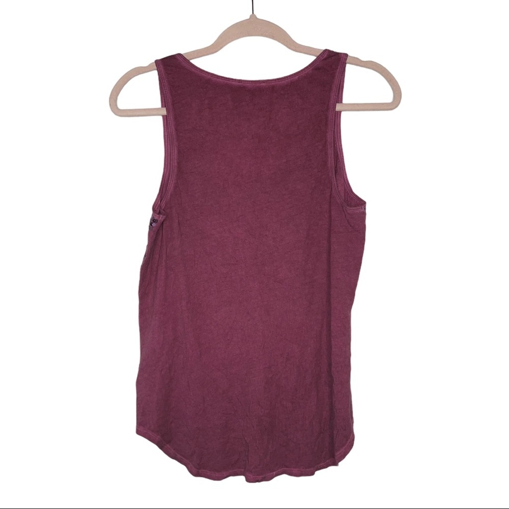 Express Fuchsia Tank With Sequin Aztec Design S - image 4